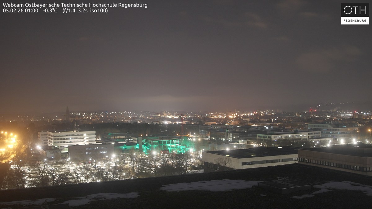 Archiv Foto Webcam Regensburg: Technische Hochschule
