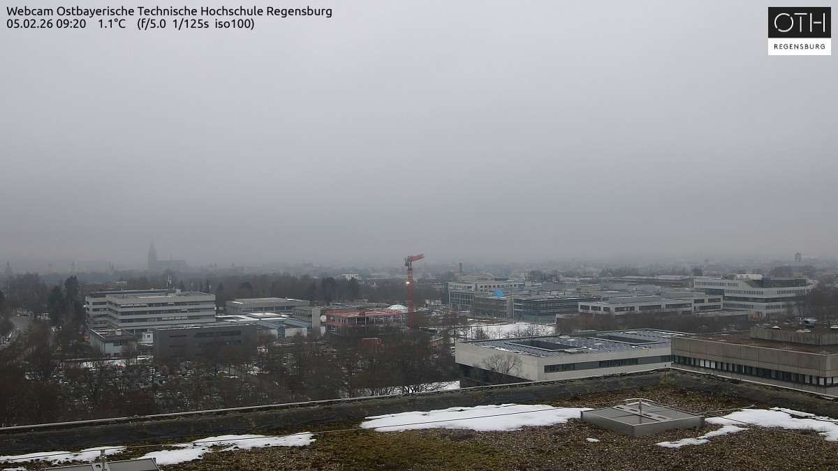 Archiv Foto Webcam Regensburg: Technische Hochschule