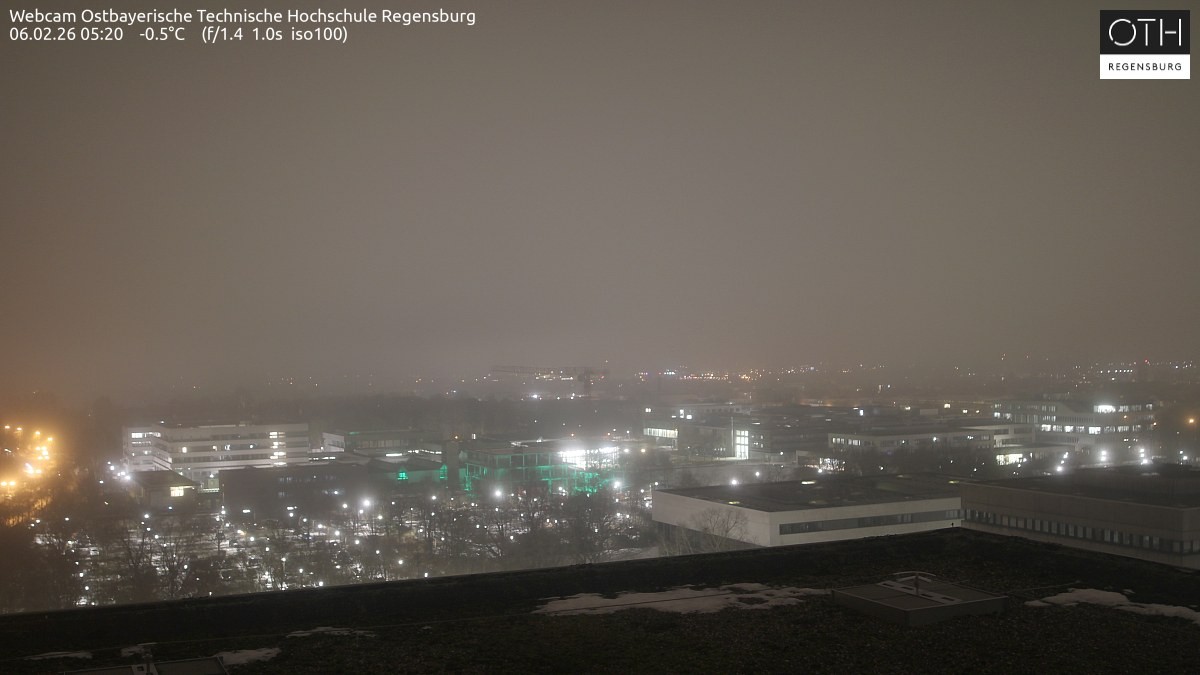 Archiv Foto Webcam Regensburg: Technische Hochschule