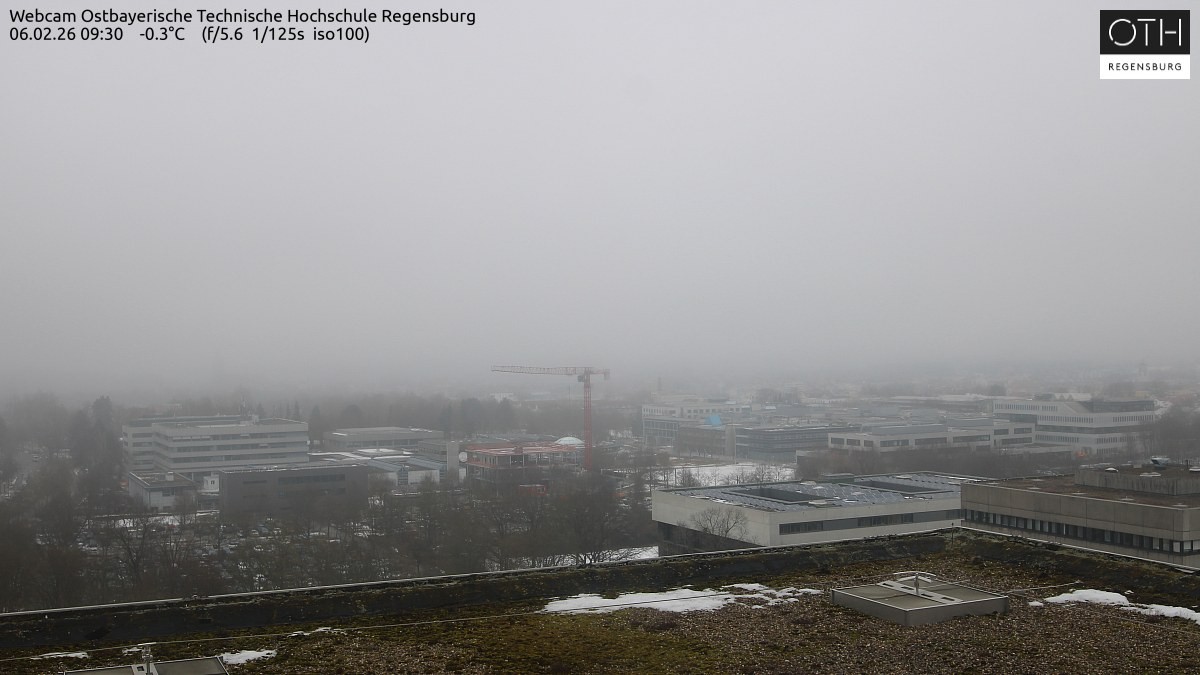 Archiv Foto Webcam Regensburg: Technische Hochschule