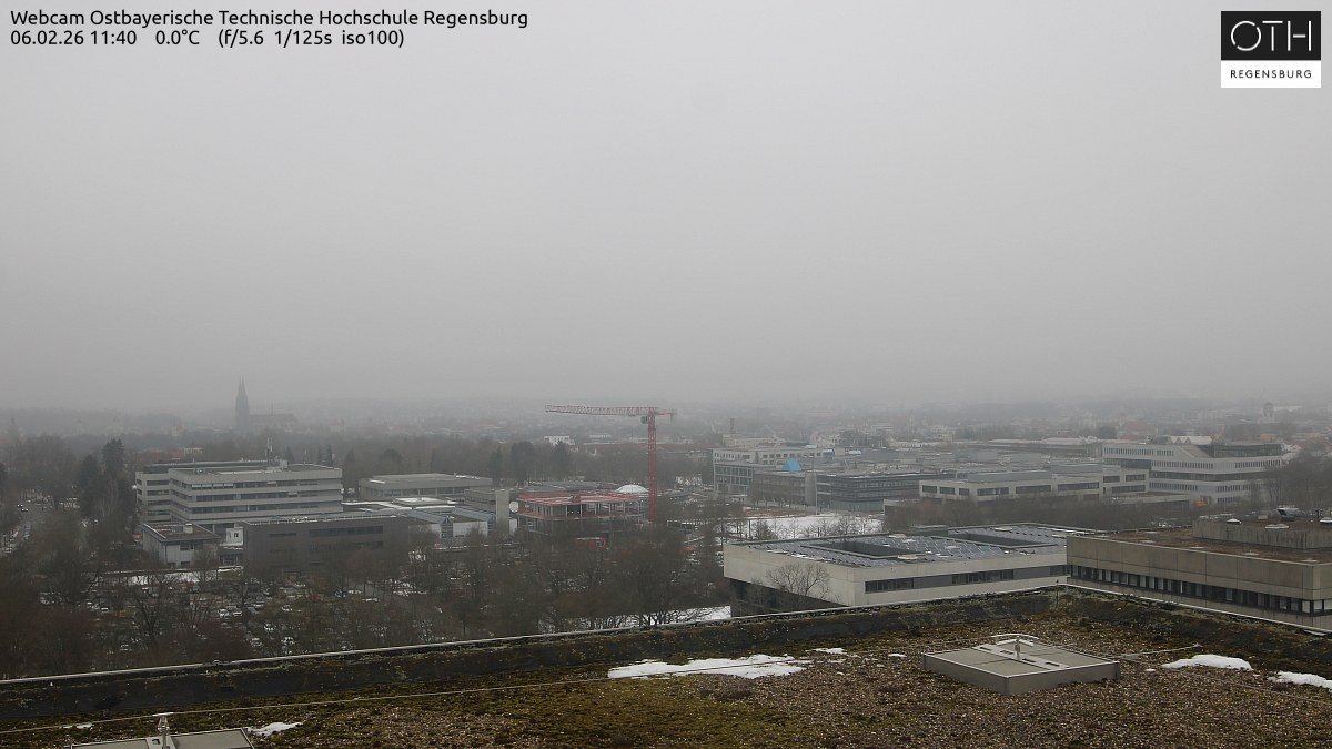 Archiv Foto Webcam Regensburg: Technische Hochschule