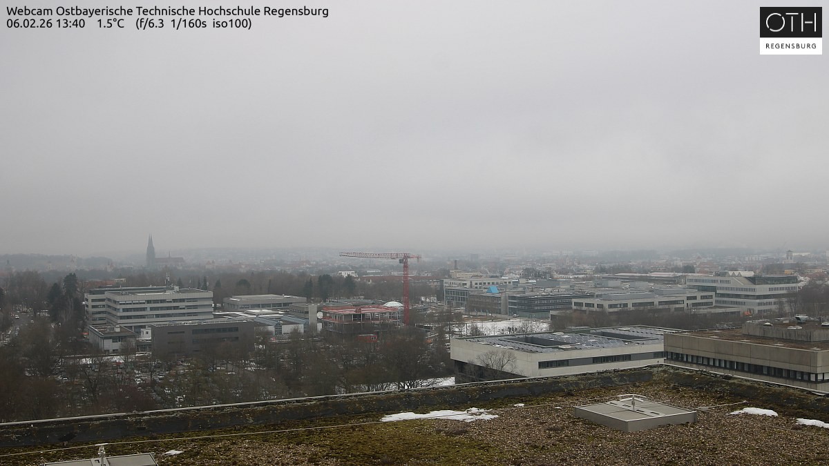Archiv Foto Webcam Regensburg: Technische Hochschule