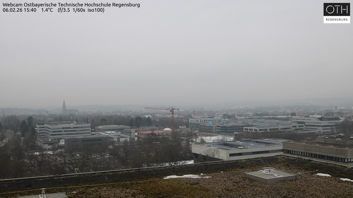 Archiv Foto Webcam Regensburg: Technische Hochschule