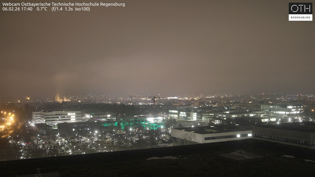 Archiv Foto Webcam Regensburg: Technische Hochschule