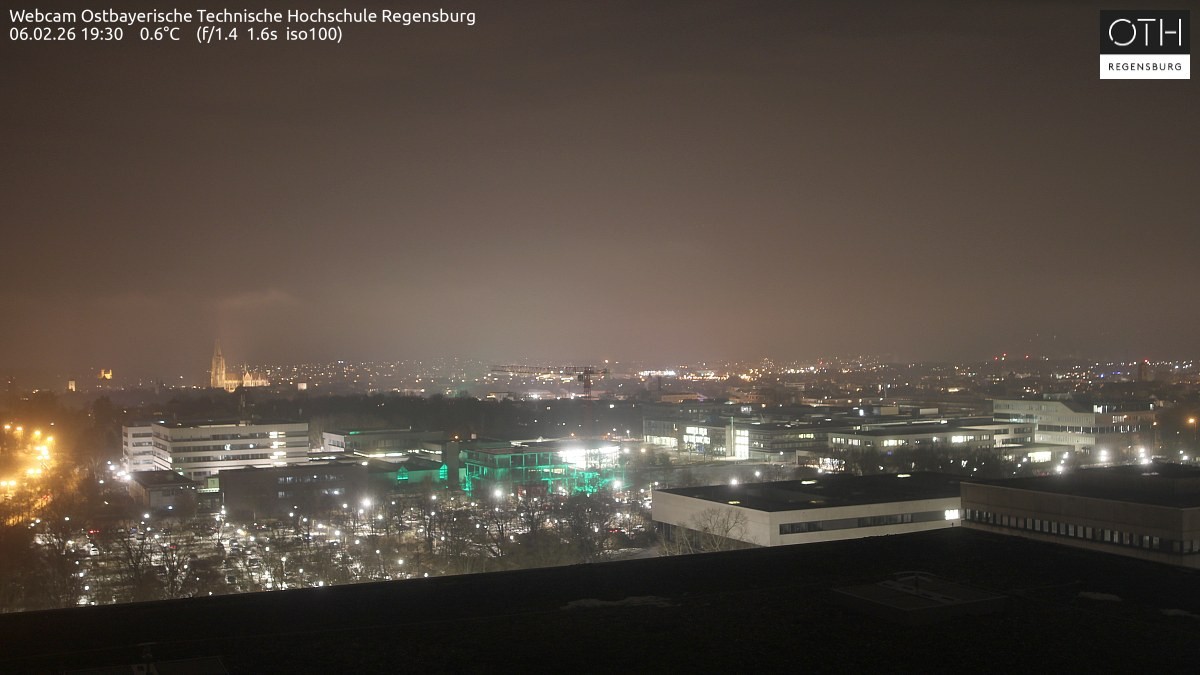 Archiv Foto Webcam Regensburg: Technische Hochschule