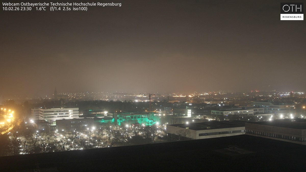 Archiv Foto Webcam Regensburg: Technische Hochschule