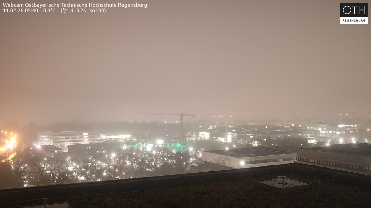 Archiv Foto Webcam Regensburg: Technische Hochschule