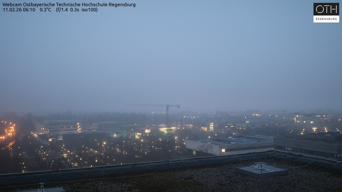Archiv Foto Webcam Regensburg: Technische Hochschule