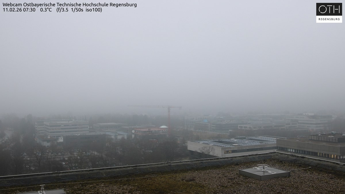 Archiv Foto Webcam Regensburg: Technische Hochschule