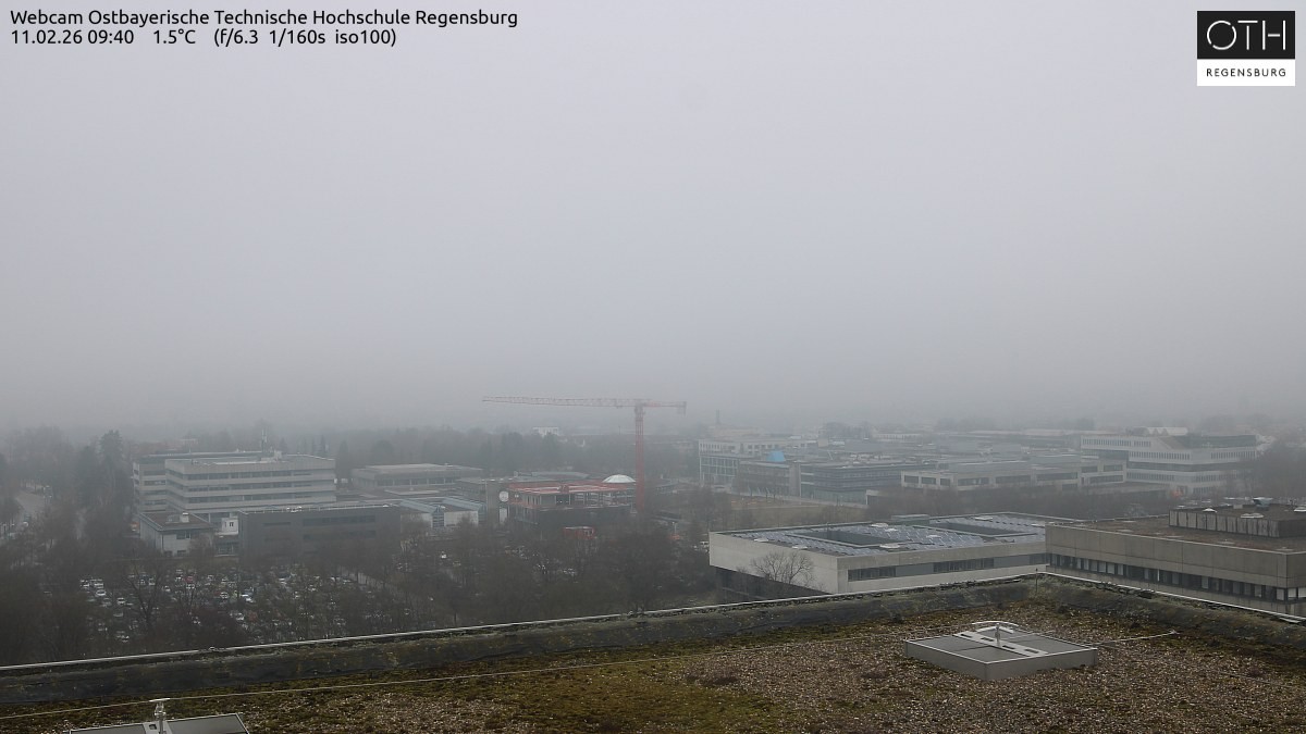 Archiv Foto Webcam Regensburg: Technische Hochschule