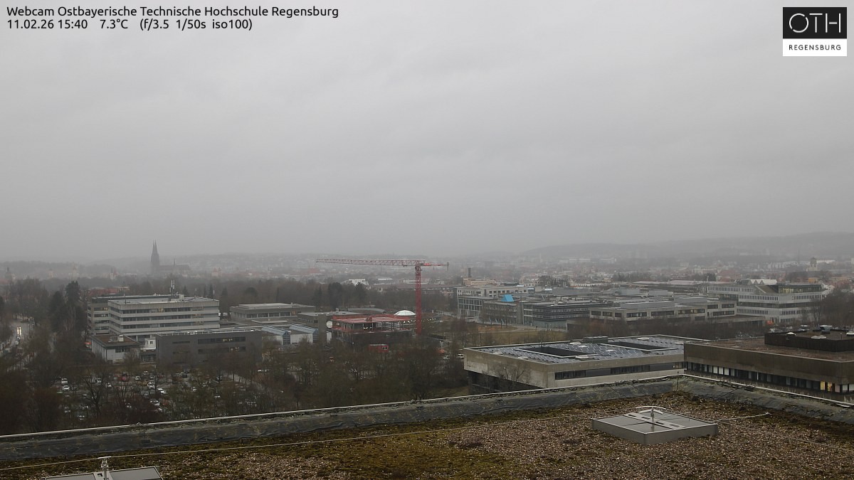 Archiv Foto Webcam Regensburg: Technische Hochschule