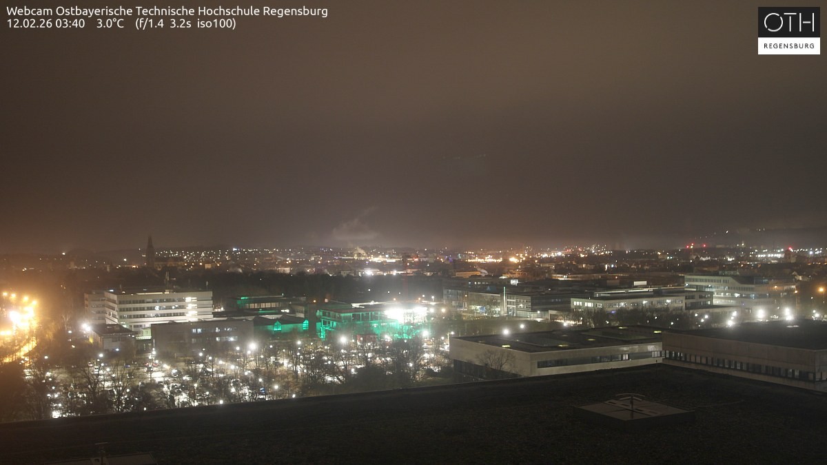 Archiv Foto Webcam Regensburg: Technische Hochschule