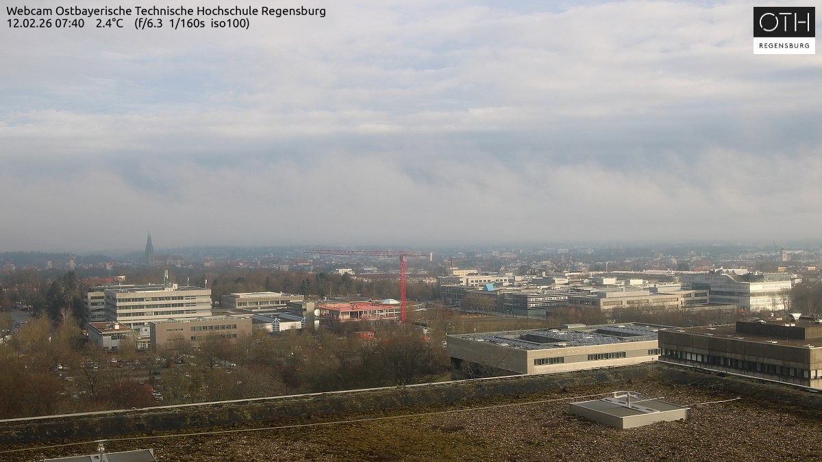 Archiv Foto Webcam Regensburg: Technische Hochschule