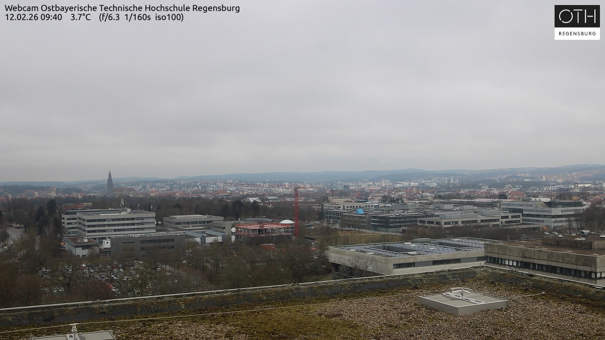 Archiv Foto Webcam Regensburg: Technische Hochschule