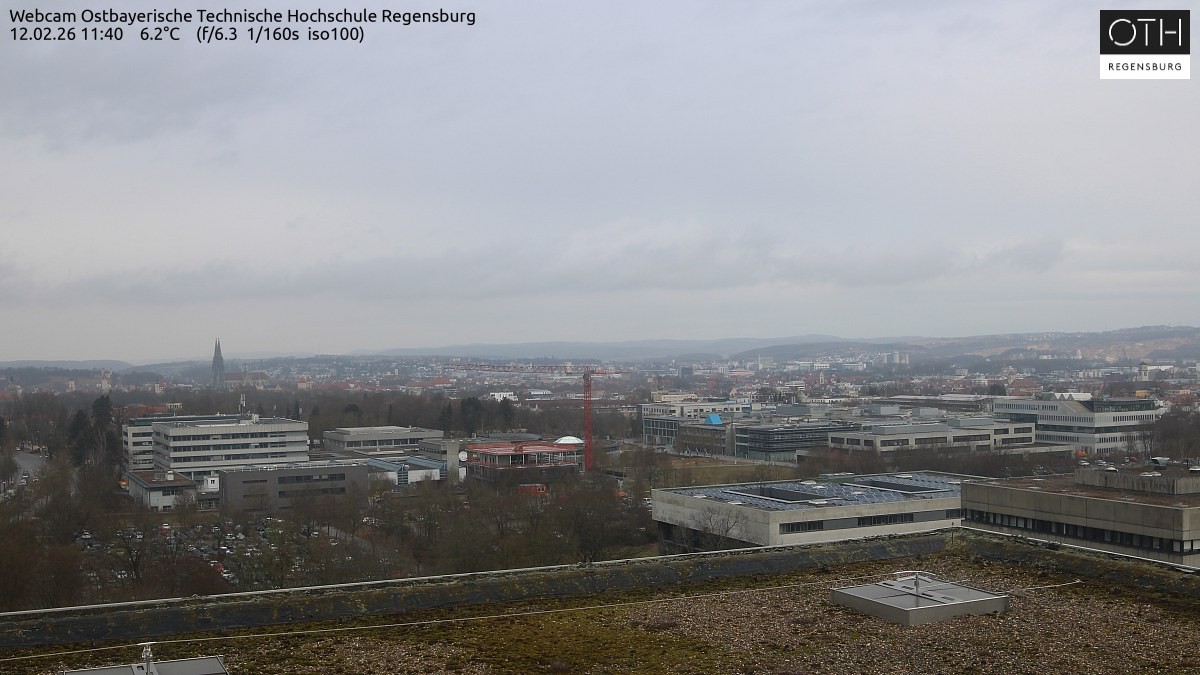 Archiv Foto Webcam Regensburg: Technische Hochschule