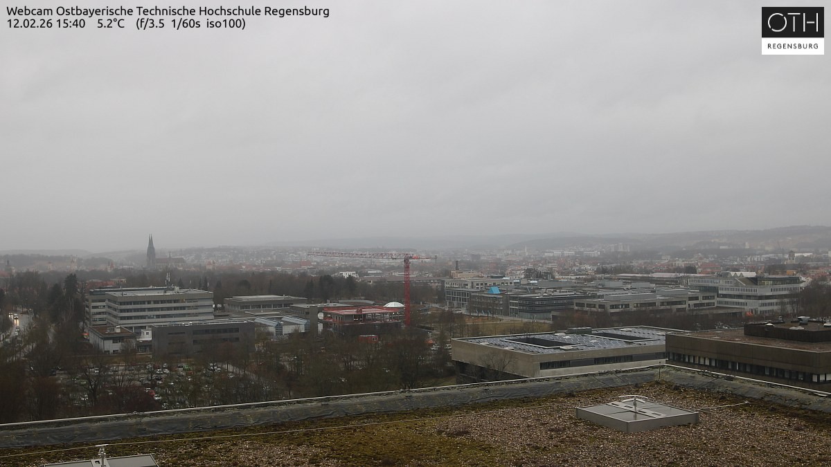 Archiv Foto Webcam Regensburg: Technische Hochschule