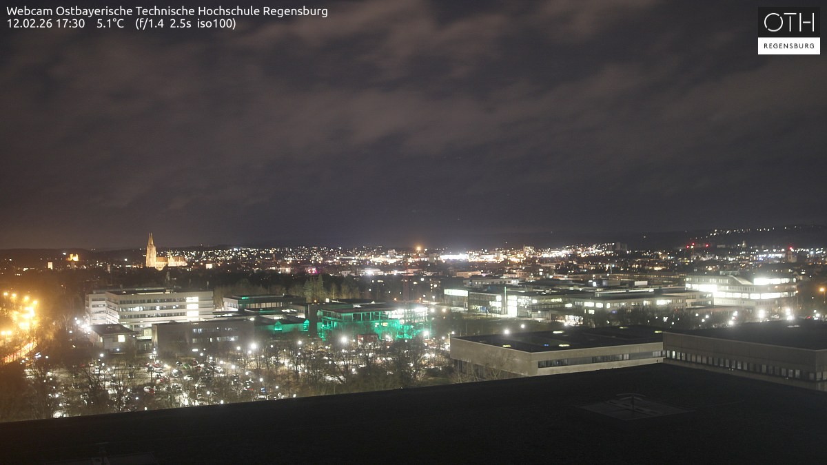 Archiv Foto Webcam Regensburg: Technische Hochschule