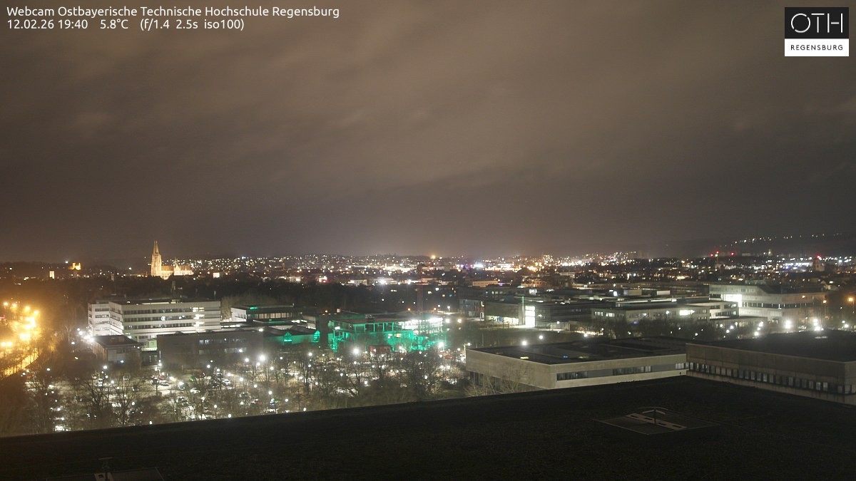 Archiv Foto Webcam Regensburg: Technische Hochschule