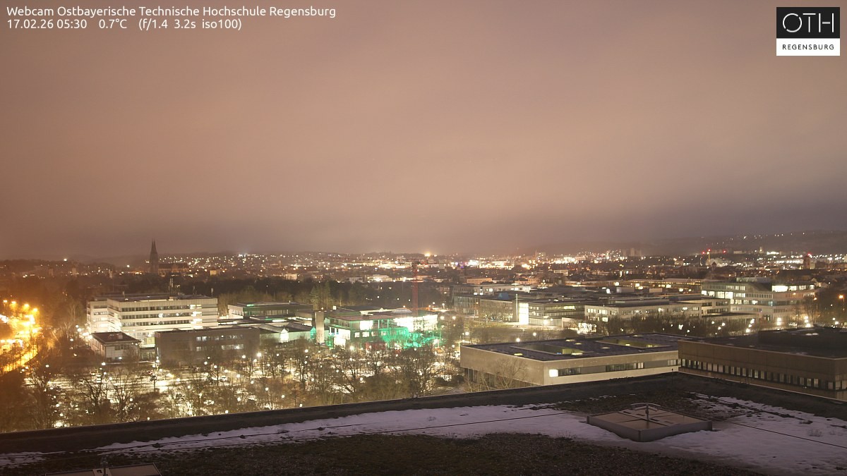 Archiv Foto Webcam Regensburg: Technische Hochschule