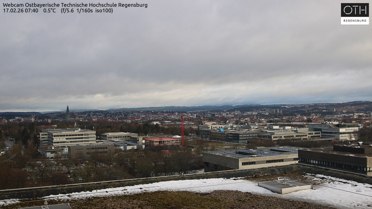 Archiv Foto Webcam Regensburg: Technische Hochschule