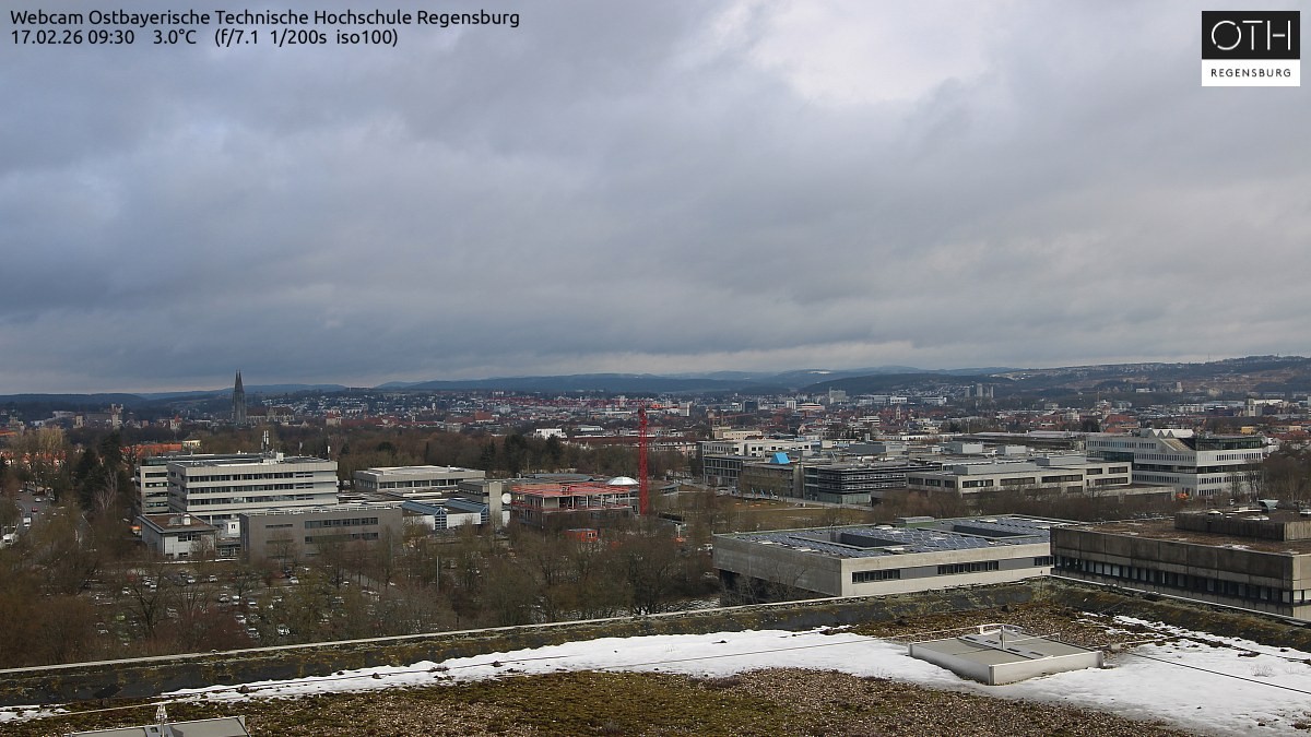 Archiv Foto Webcam Regensburg: Technische Hochschule