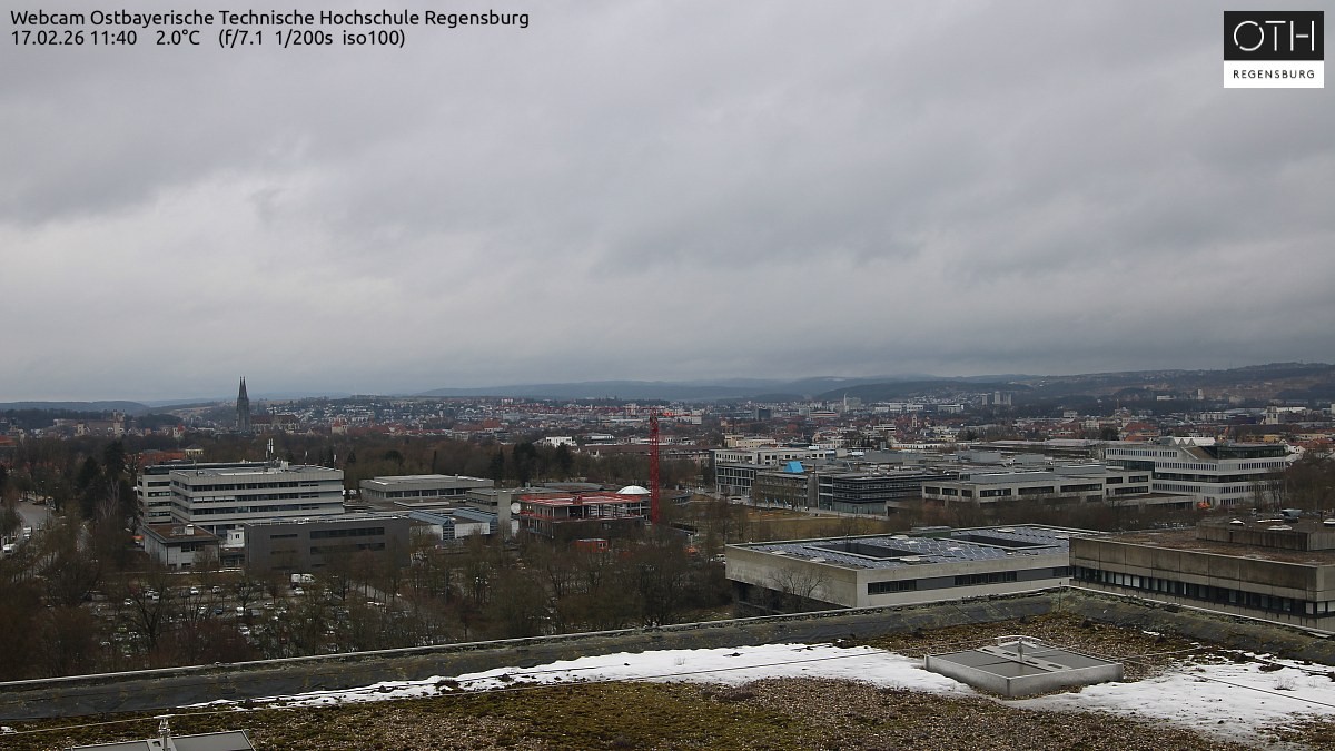 Archiv Foto Webcam Regensburg: Technische Hochschule