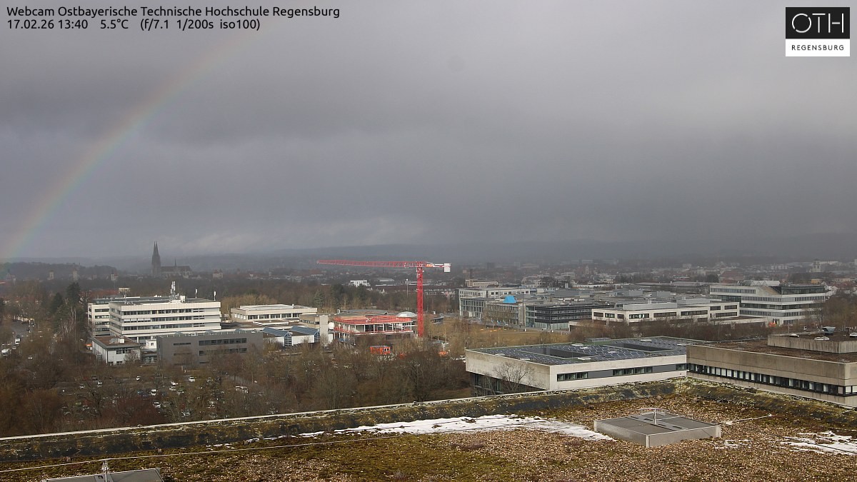 Archiv Foto Webcam Regensburg: Technische Hochschule
