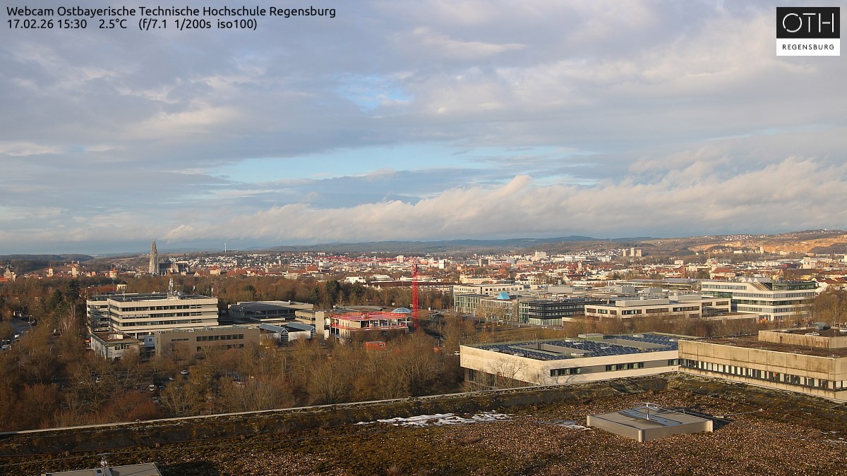Archiv Foto Webcam Regensburg: Technische Hochschule