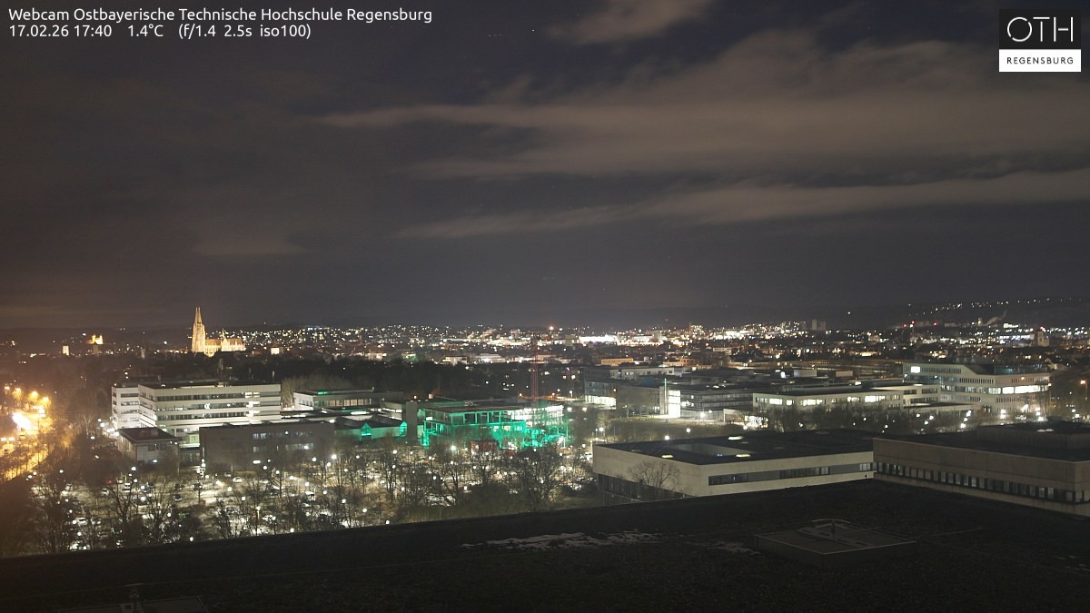 Archiv Foto Webcam Regensburg: Technische Hochschule