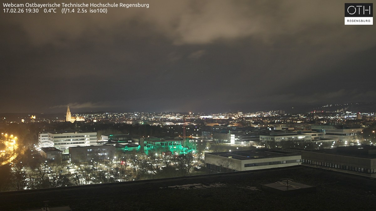 Archiv Foto Webcam Regensburg: Technische Hochschule