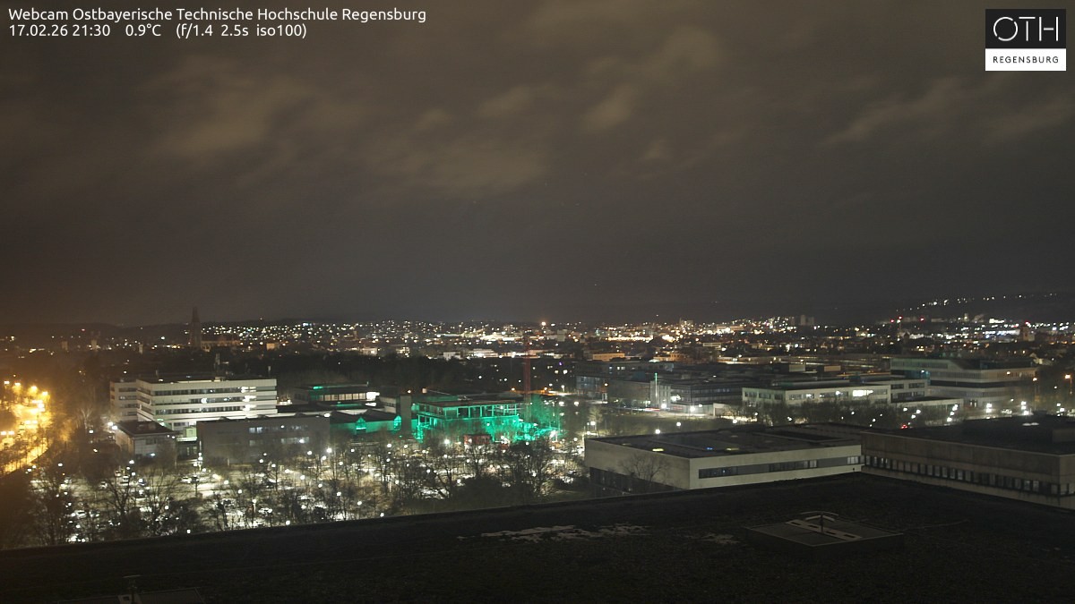 Archiv Foto Webcam Regensburg: Technische Hochschule