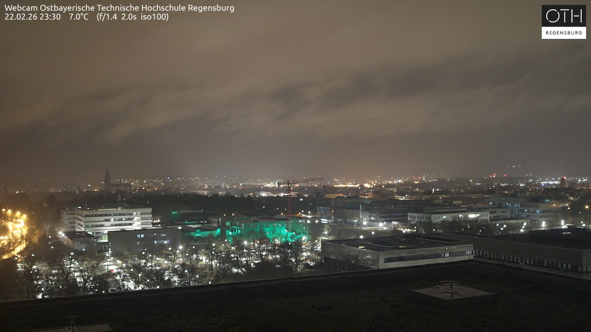 Archived image Regensburg - Webcam OTH
