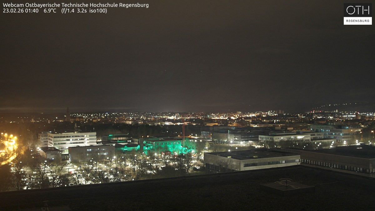 Archived image Regensburg - Webcam OTH