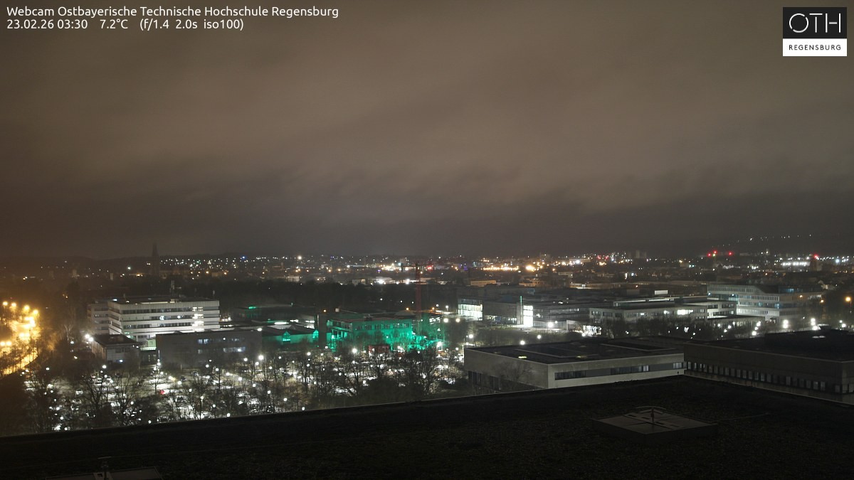 Archived image Regensburg - Webcam OTH