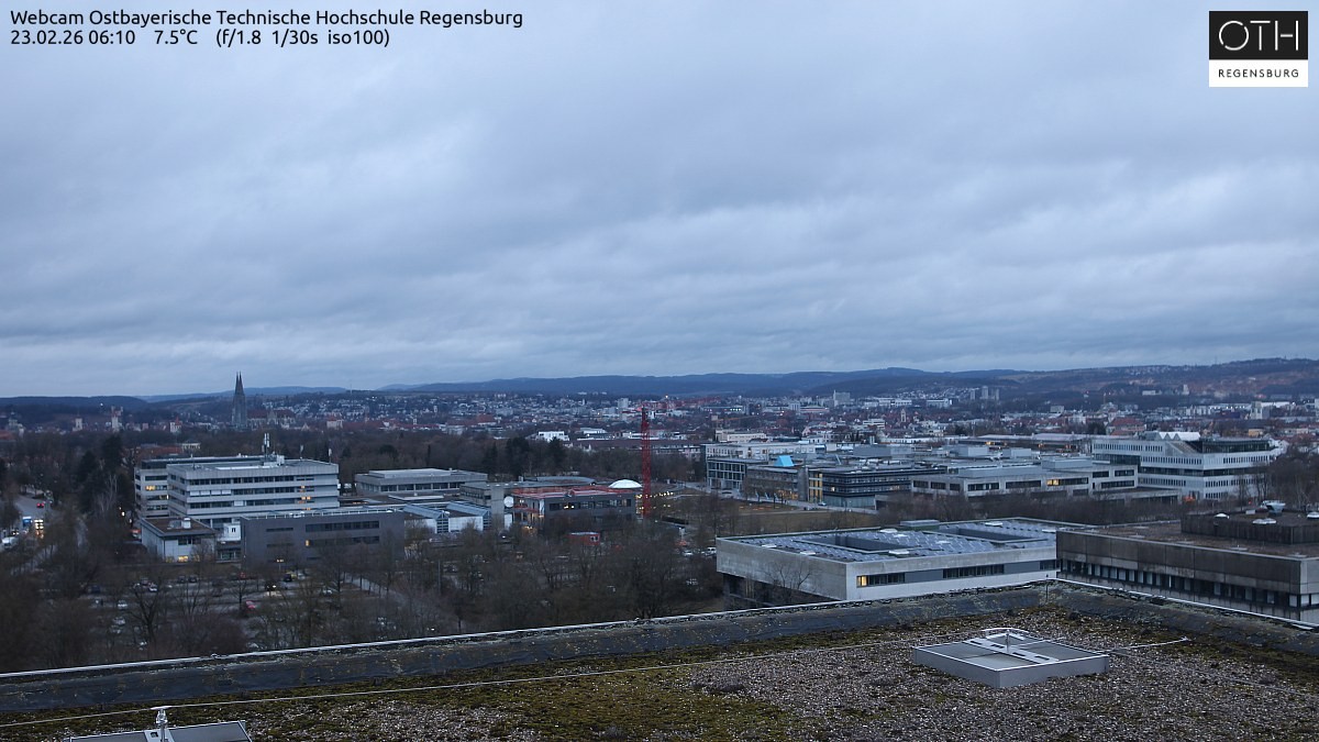 Archived image Regensburg - Webcam OTH