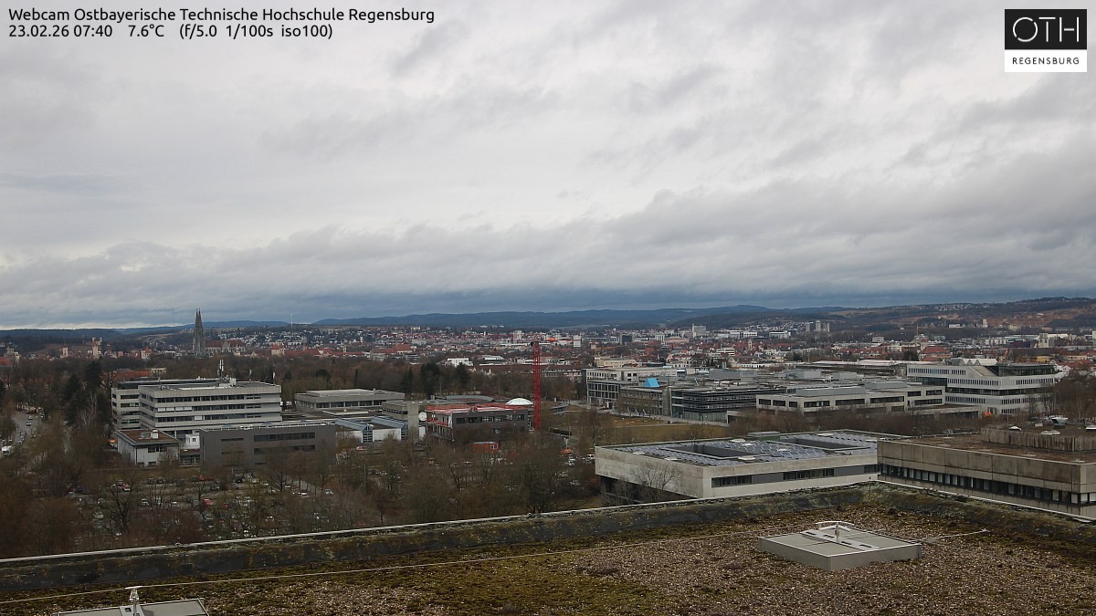 Archived image Regensburg - Webcam OTH