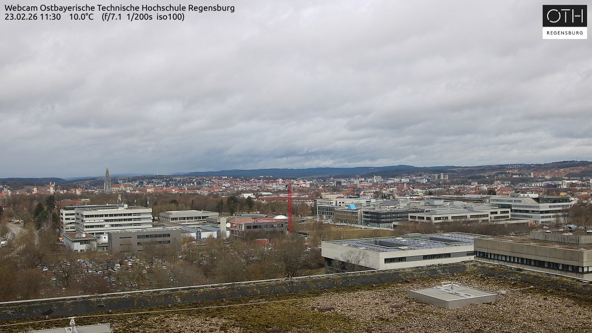 Archived image Regensburg - Webcam OTH