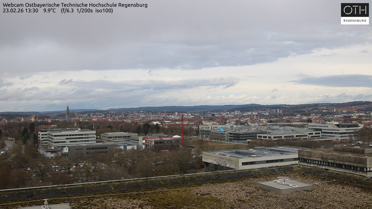Archived image Regensburg - Webcam OTH