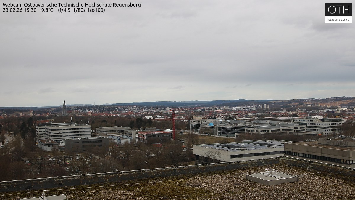 Archiv Foto Webcam Regensburg: Technische Hochschule