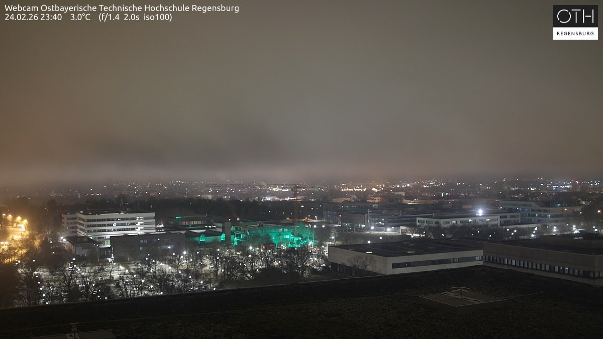 Archiv Foto Webcam Regensburg: Technische Hochschule