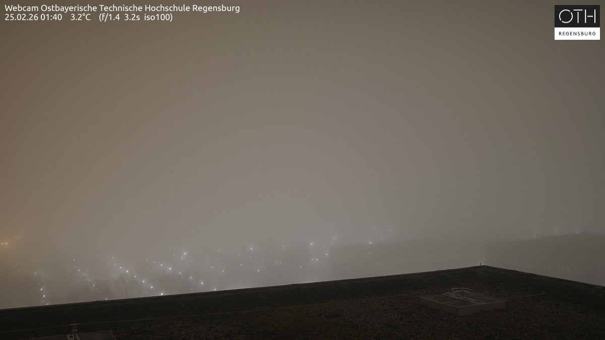 Archiv Foto Webcam Regensburg: Technische Hochschule