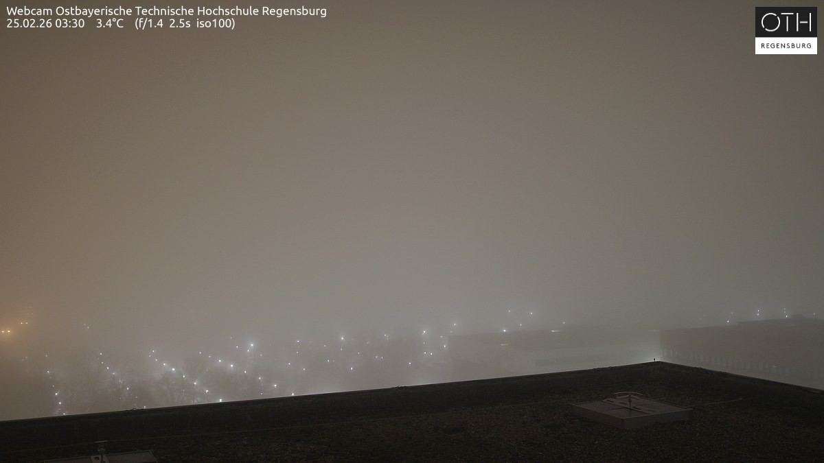 Archiv Foto Webcam Regensburg: Technische Hochschule