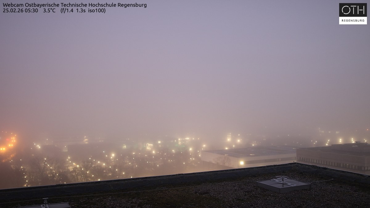 Archiv Foto Webcam Regensburg: Technische Hochschule