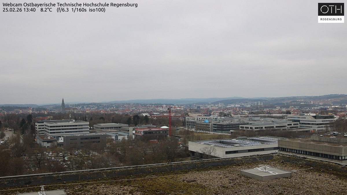 Archiv Foto Webcam Regensburg: Technische Hochschule