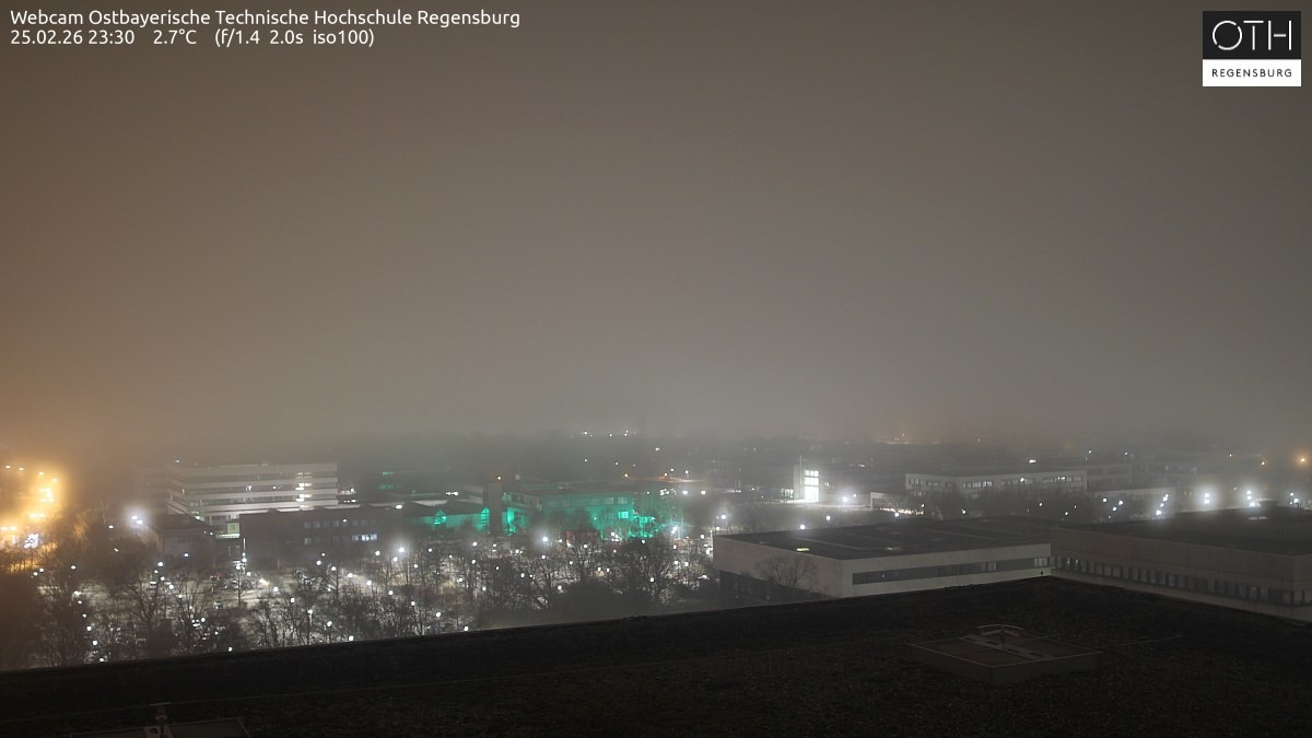 Archiv Foto Webcam Regensburg: Technische Hochschule