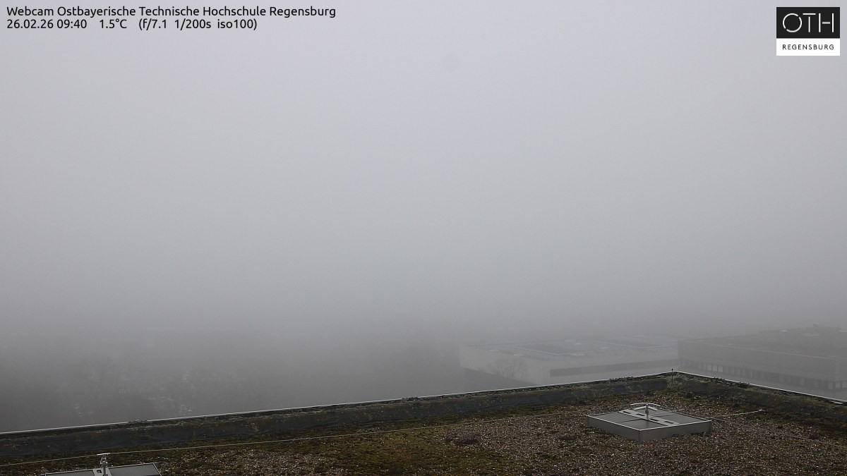 Archiv Foto Webcam Regensburg: Technische Hochschule