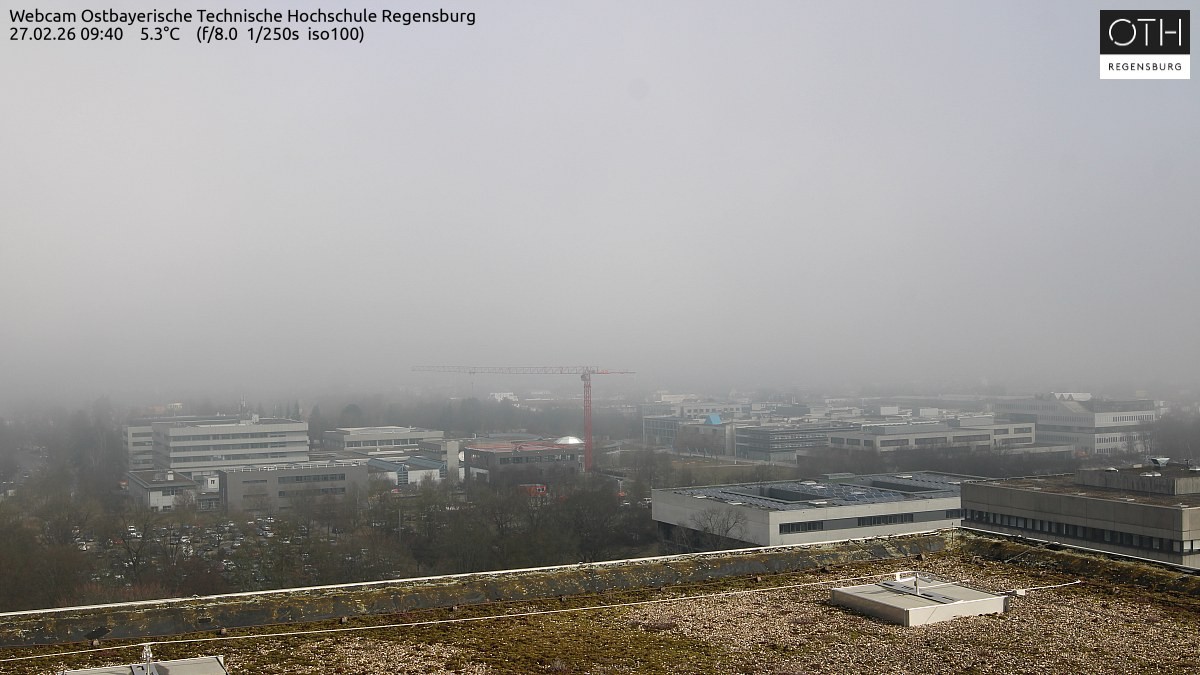 Archiv Foto Webcam Regensburg: Technische Hochschule