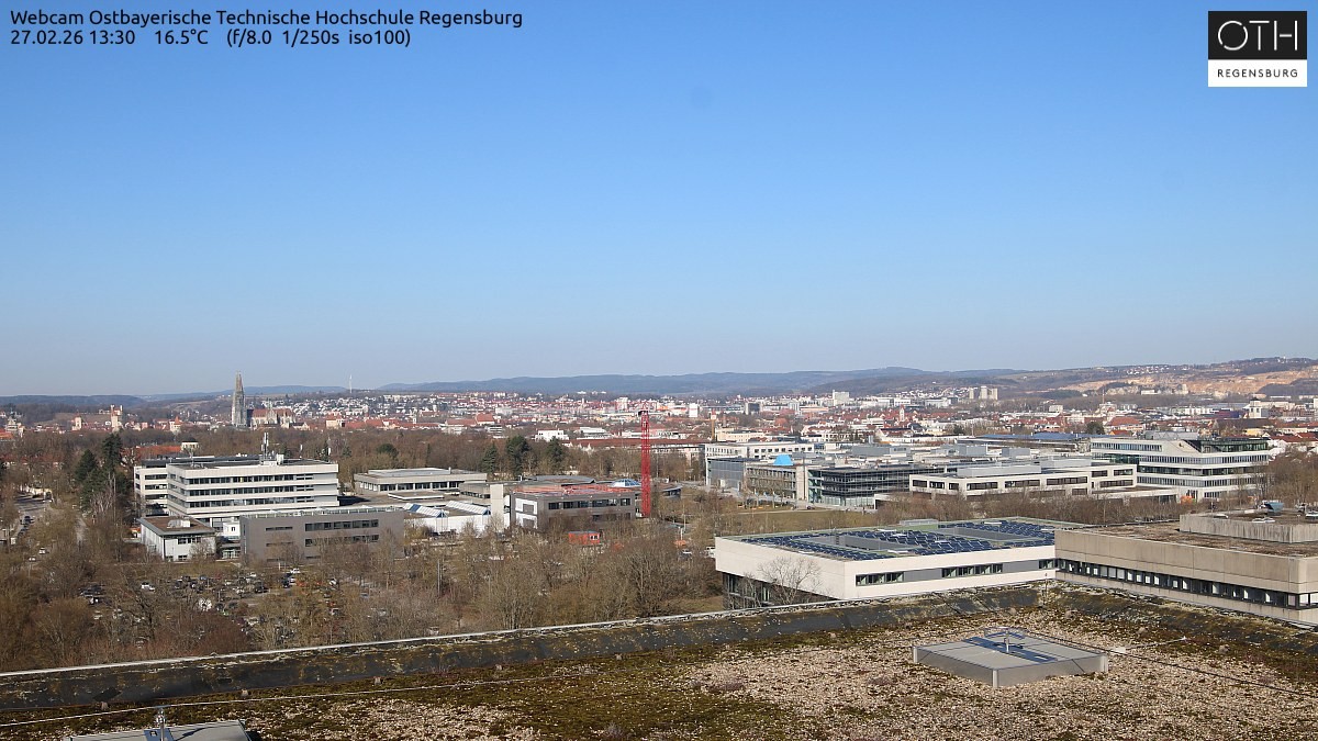 Archiv Foto Webcam Regensburg: Technische Hochschule