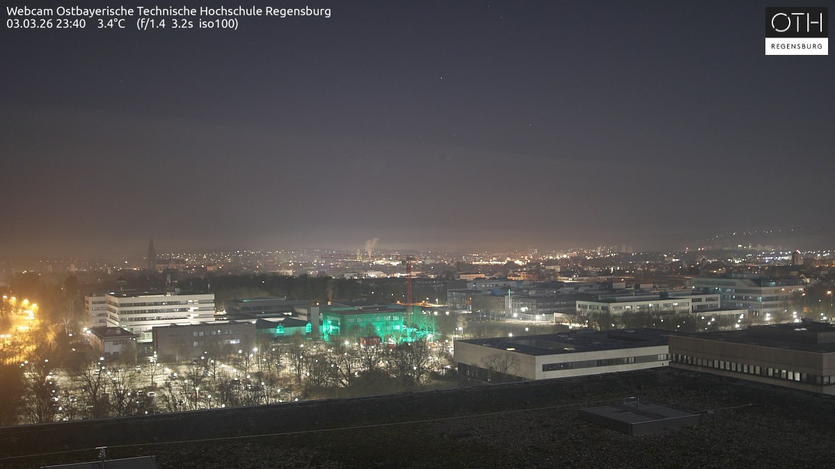 Archiv Foto Webcam Regensburg: Technische Hochschule