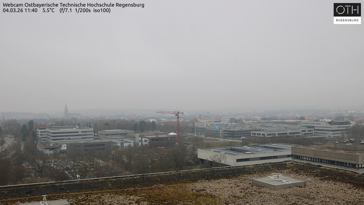 Archiv Foto Webcam Regensburg: Technische Hochschule